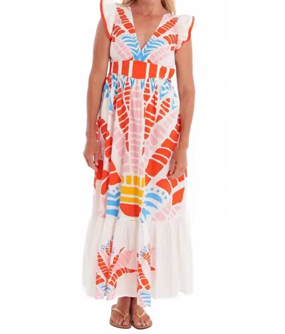 Ck Bradley Henning Dress In Papyrus Punch In Multi