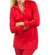 Ck Bradley Ivy Tunic Top In Red Ponte In Multi