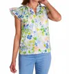 Ck Bradley Kimball Top In Poppy Pastel In Multi