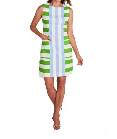 Ck Bradley Lanier Shift Mini Dress In Sloane Stripe In Multi