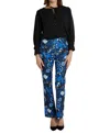 Ck Bradley Meister Pant In Jubilee Black In Multi
