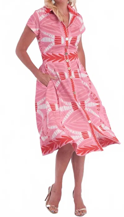 CK BRADLEY MILAN DRESS IN PAPYRUS GERANIUM