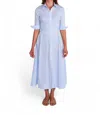 Ck Bradley Monaco Dress In Denim In Blue