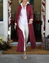 Ck Bradley Aspen Blouse In Navy Plaid In Multi