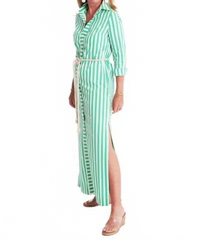 Ck Bradley Monteith Caftan In Green Stripe