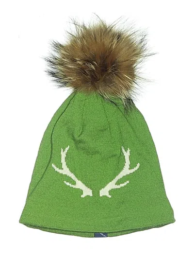 Pre-owned Ck Bradley New York Beanie Hat In Green