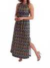 Ck Bradley Nina Maxi Dress In Diamonte Juniper In Multi