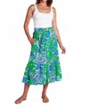 Ck Bradley Phoebe Skirt In Cordelia Kelly In Green