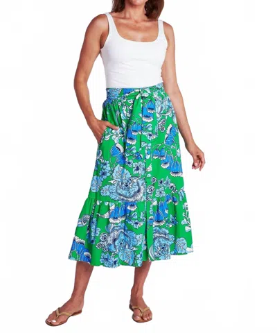 Ck Bradley Phoebe Skirt In Cordelia Kelly In Green