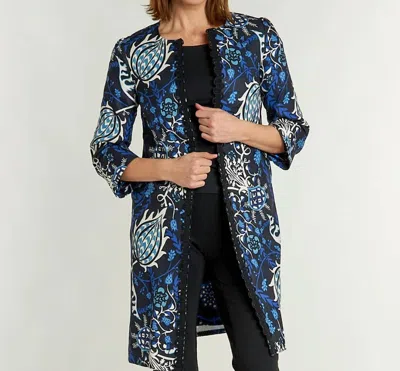 Ck Bradley Sandpiper Jacket In Frolic Black In Blue