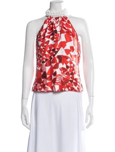 Pre-owned Ck Bradley Silk Mini Dress In White