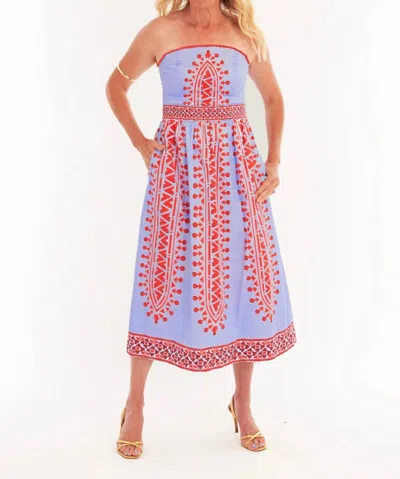 Ck Bradley Spence Dress In Americana In Multi