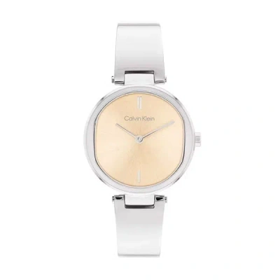 Ck Calvin Klein New Collection Watches Mod. 25200311 Gwwt1 In White