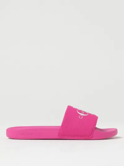 Ck Jeans Shoes  Woman In Pink