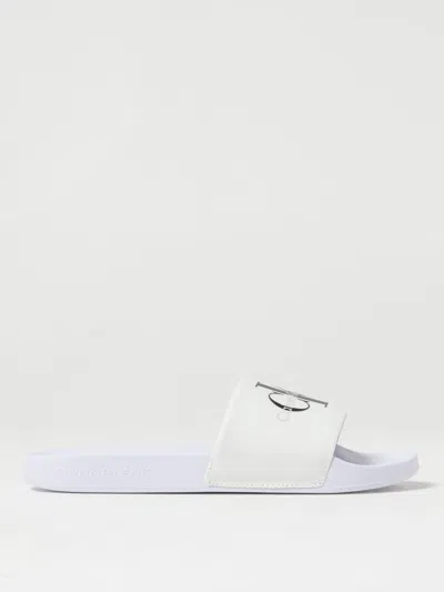 Ck Jeans Shoes  Woman In White