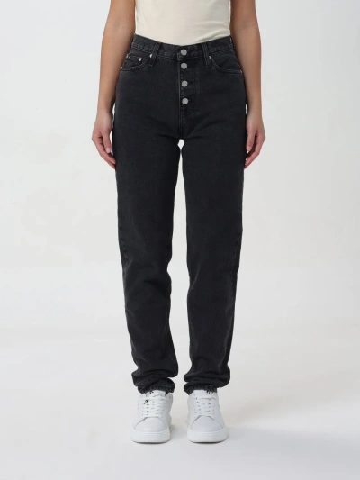 Ck Jeans Jeans  Woman Color Black