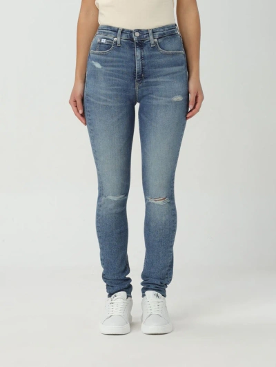 Ck Jeans Jeans  Woman Color Denim