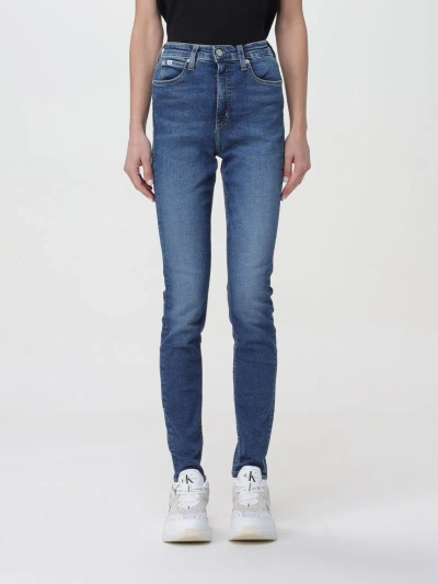 Ck Jeans Jeans  Woman Color Denim