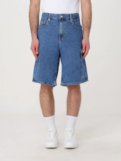 Ck Jeans Trousers  Men Colour Denim