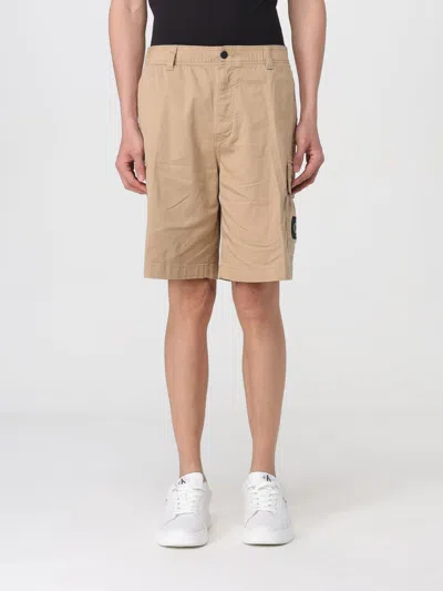 Ck Jeans Short  Men Color Beige