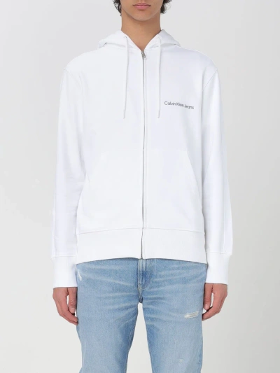 Ck Jeans Sweatshirt  Men Colour White