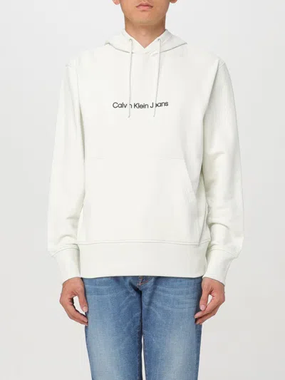 Ck Jeans Sweatshirt  Men Color White