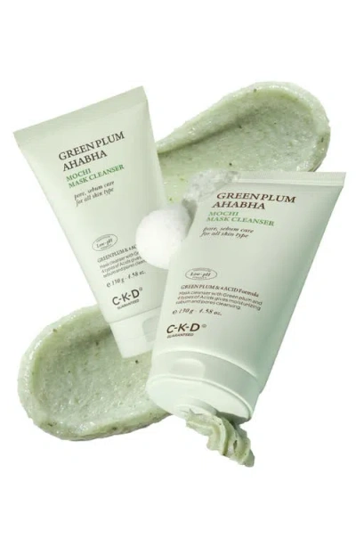 Ckd Green Plum Mochi Mask Cleanser In Transparent