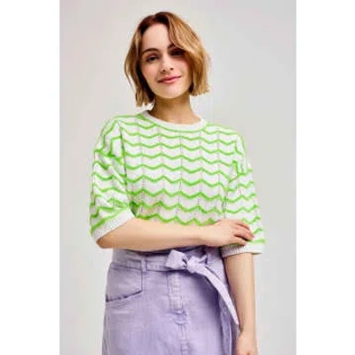 Cks Penfold Bright Green Knitted Top