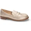 Cl By Laundry Beloved Metallic Penny Loafer In Gold