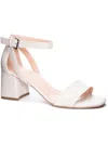 Cl By Laundry Big Heart Womens Faux Leather Square Toe Block Heel In Multi