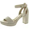 Cl By Laundry Go On Womens Ankle Strap Heels Block Heel In Brown