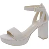 Cl By Laundry Go On Womens Ankle Strap Pumps In Gray