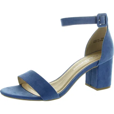 Cl By Laundry Jody Womens Ankle Strap Open Toe Heels In Multi