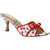 Cl By Laundry Jump Up Cherry Slide Sandal In Red Multi