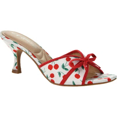 Cl By Laundry Jump Up Cherry Slide Sandal In Red Multi