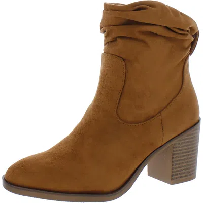 Cl By Laundry Kalie Womens Faux Leather Slouchy Ankle Boots In Multi