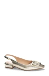 Cl By Laundry Sweetie Slingback Pump In Gold