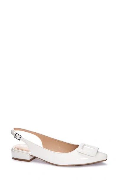 Cl By Laundry Sweetie Slingback Pump In White