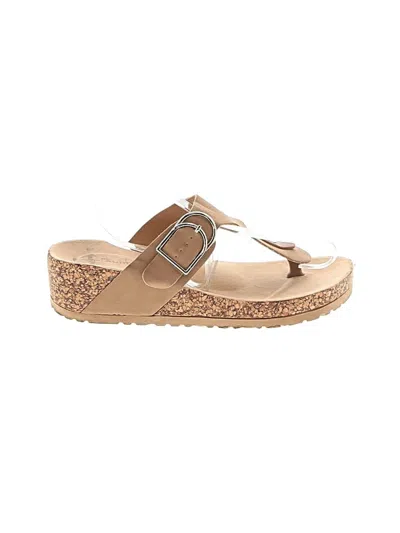 Pre-owned Cl By Laundry Wedges In Tan