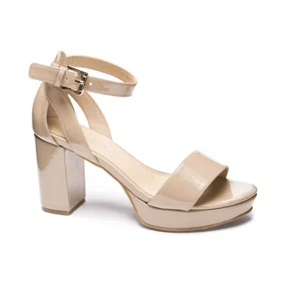 Cl By Laundry Women's Go On Platform Dress Sandal In Patent Nude In Neutral