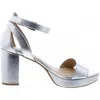Cl By Laundry Women's Go On Sandals In Metallic Silver In Silver