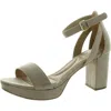 Cl By Laundry Womens Buckle Faux Suede Block Heel