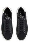 Clae Bradley Knit Low Top Sneaker In Black White Cactus