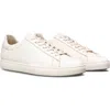 Clae Bradley Leather Sneaker In Triple Off White Leather