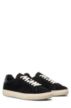 Clae Bradley Low Top Sneaker In Black Suede