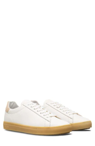 Clae Bradley Low Top Sneaker In White Light Natural Gum