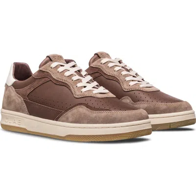Clae Haywood Low Top Leather Sneaker In Brown