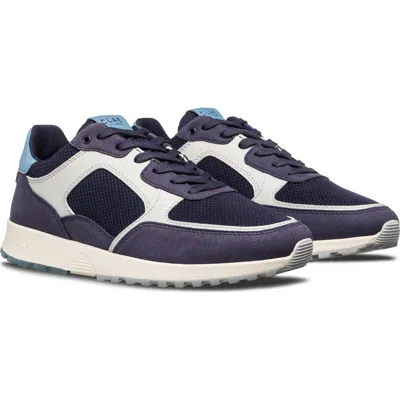 Clae Joshua Sneaker In Navy Quiet Grey
