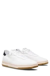 Clae Malone Knit Low Top Sneaker In White