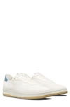 Clae Malone Knit Low Top Sneaker In White Cactus Blue Shadow